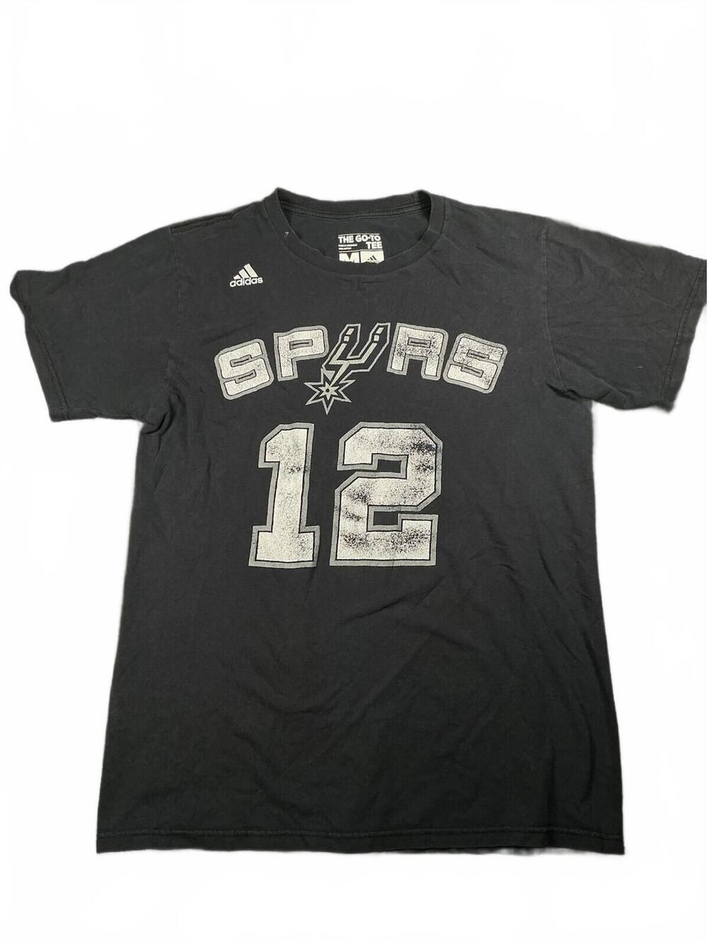 San Antonio Spurs LaMarcus Aldridge #12 NBA Black T-Shirt